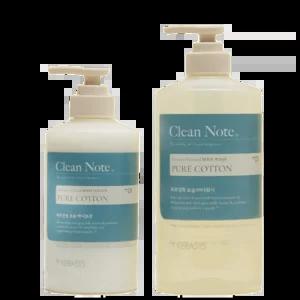 케라시스 클린노트 퓨어코튼 퍼퓸 바디워시 800ml+바디로션 500ml