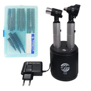 케이스코프 탁상형 충전식 의료용 검이경 인두경 스펙큘럼 세트