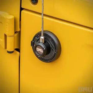 OMU 4x4 알루미늄 라디오 안테나베이스 커버 지프 랭글러 JK JL 검투사 JT 자동차 안테나베이스 쉘 자동차