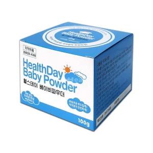헬스데이 베이비 파우더 100g 1개/신생아 영유아 화장품 피부 저자극 땀띠방지