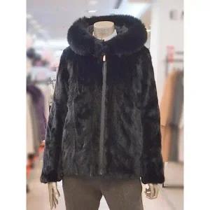 [미니멈] 세이브존03 미니멈 밍크퍼 후드 자켓 AWMYDKFH1810A (S41116968)