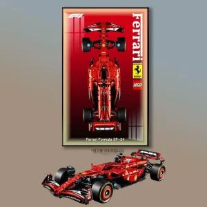 레고테크닉 액자 LED조명 리모컨 레고용 벽걸이 레드불