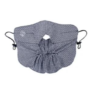 투딘골프 골프 마스크 지지미 냉감 UV 차단 얼굴 블랙