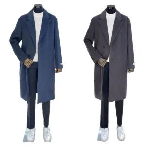 [롯데백화점]본매그넘 BON MAGNUM 2종 택1 세미오버핏 캐시미어 반더블 체스터코트 BN3WHA560_MA