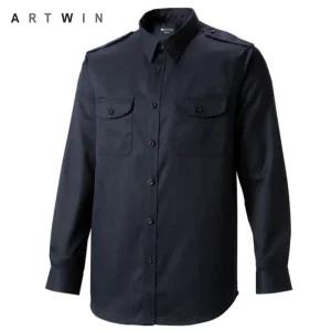 근무복 아트윈 K-07 추동 경비셔츠 게버딘 가슴포켓 견장 방수 방오 근무 유니폼 워크웨어
