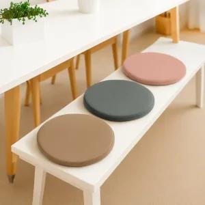 원형 메모리폼 모찌방석 푹신한 의자방석 식탁의자 좌식 사무실 쿠션 소파 학생용 인테리어