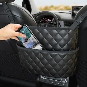 차량용 좌석 바스켓 수납 PU 보관 가방
