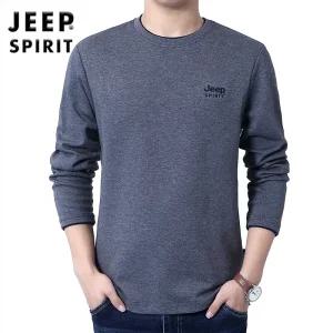 JEEP SPIRIT 춘추 루즈핏 긴팔 맨투맨 데일리룩 남자라운드티