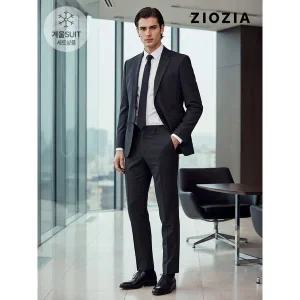 [지오지아] 캐시미어 스트레치 네이비 무빙 정장세트 (AAD4SB1401_AAD4SP1401_DNV)