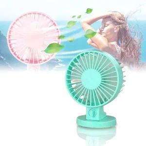 [셀러에이드]책상 탁상용 미니 테이블 USB 소형 컬러선풍기 무선선풍기