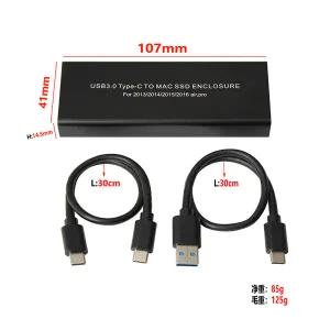 호환  Air Pro 2013 2014 2015 2016 MacBook 용 SSD 케이스-