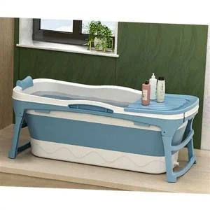 공간활용 접이식 욕조 이동식 반신욕조 휴대용 목욕통 대형 보온