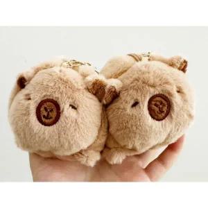 선물 키링 백참 파우치 가방키링 동전지갑 미니지갑 동물인형 동전지갑 귀여운 코인 여행용 트렌드 잇템