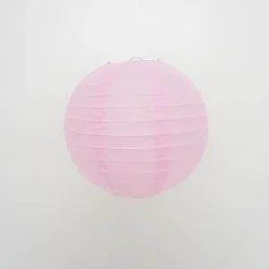 고품질 종이등 모빌장식 20cm 핑크 한지등갓 등만들기 일식등 (WCEF8DB)