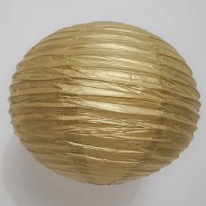고품질 종이등 모빌장식 40cm 골드 한지등갓 등만들기 일식등 (WCEF8FE)