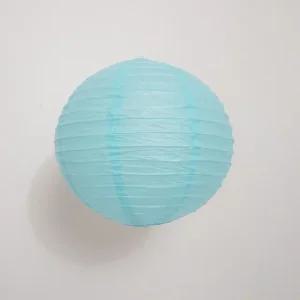 고품질 종이등 모빌장식 30cm 블루 한지등갓 등만들기 일식등 (WCEF8E7)