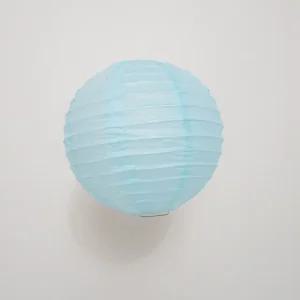 고품질 종이등 모빌장식 20cm 라이트 블루 한지등갓 등만들기 (WCEF8D6)