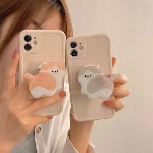 고양이 스마트톡 아크릴 핑거톡 그립 홀더