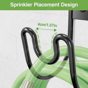 정원 호스 걸이 스테인레스 스틸 벽 마운트 급수 파이프 후크 워터   설치 금속 홀더