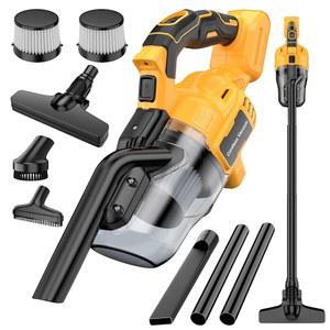 디월트 20V 배터리용 랩핀톰 무선 진공청소기, 강력한 흡입력을 갖춘 휴대용 전기 바닥, 카펫, 자동차용 HEPA 필터 2개 포함 5인치 1핸드 진공청소기(배터리 미포함)