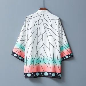 귀멸의 칼날 유카타 하오리 기모노 상의 코스프레 코스튬 가디건 귀칼