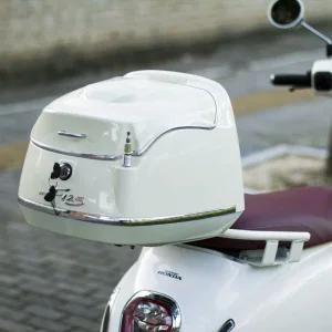 탑박스 리어백 빈티지 사이드박스 바이크 블루