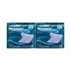 테크 한장빨래 효소캡처 라벤더 시트세제 15매 x 2팩