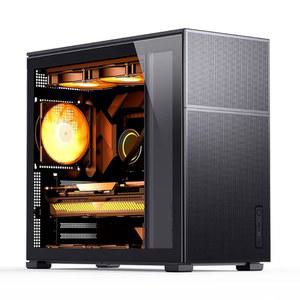 JONSBO D41 MESH 블랙 ATX 컴퓨터 케이스, ATX/M-A.TX 메인보드/지원 RTX 4090(335-400mm) GPU 360/280AIO, Power A.TX/SFX: 100mm-220mm 멀티 툴 프리 디자인,