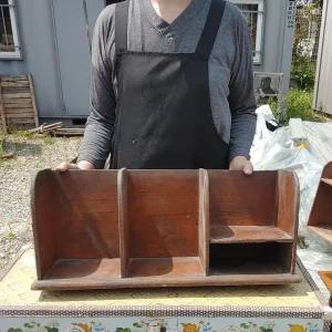 5 세월감 좋은 예쁜 3칸 책꽂이 중고 책꽃이 옛날 책꽂이