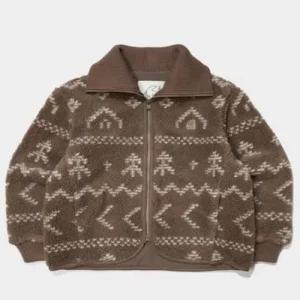 노르디스크 여성 휘게 노르딕패턴 플리스 자켓 BB OWW24110 E7 G3