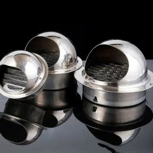 스텐 원형후드캡 환기구 배기구 배관 100mm 덕트자재 환기캡