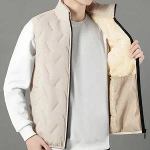 남자 패딩 조끼 깔깔이 퀼팅 베이직 남성 경량 조끼 데일리 겨울 방한 아웃도어 보온 작업 등산