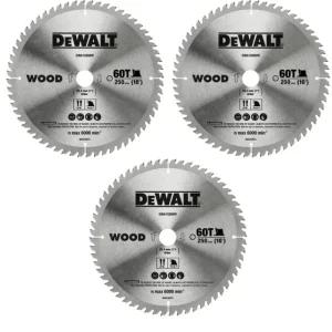 디월트 원형 톱날 씬커프 40날 1.6T 목재용 165mm 3개