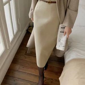 다바걸 / D&B made 오페닌모직롱스커트