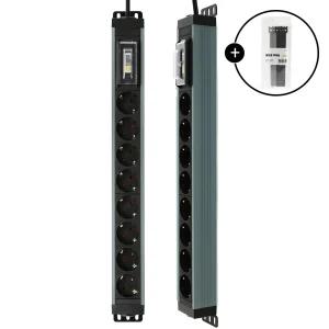 유커먼 알루미늄 고용량 누전 차단기 멀티탭 8구