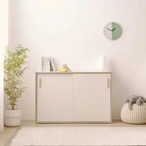 먼지방지 슬라이드 도어형 책장 수납장 1200 주방틈새장 홈스타일링 감성디자인