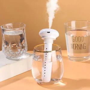 [블루마켓]길이조절 간편 사용 페트병 물병 사용가능 가습기 미니가습기 usb가습기 케릭터가습기 미니케릭