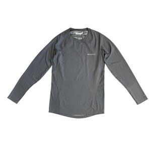 컬럼비아 남성 미들급 스트레치 베이스 레이어 옴니 히트 탑 셔츠(1, 알파, s, 레귤러, 스탠다드, 그레이, S)