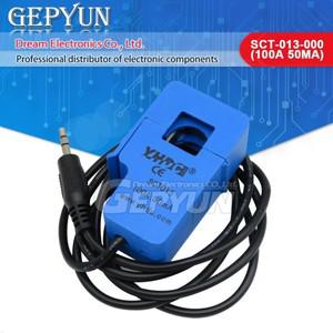 SCT-013-000 100A 50MA 개방형 전류 트랜스포머 SCT013 비침습적 AC 센서 스플릿 코어