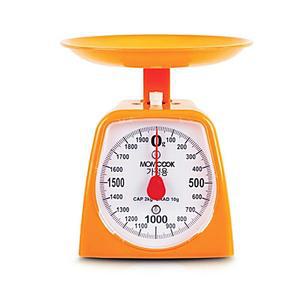 리빙퓨처 맘쿡2000 기계식 가정용 분리 계량접시 주방저울 2Kg 저울 조리저울 계량접시저울
