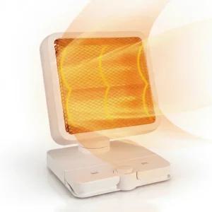 나비 전기히터 가정용 난로 미니 소형 사무실 발난로 온열기 발터치 풋스위치 DHTA10