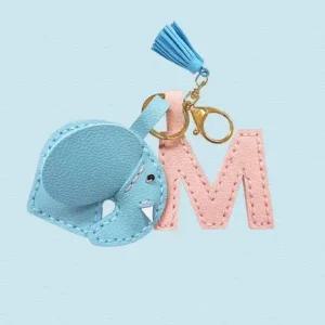 [셀러에이드]가죽공예DIY 열쇠고리키트 가죽 열쇠고리 만들기 코끼리