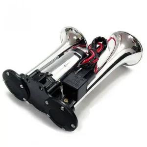 AUTOVIT 에어크락션 크롬 에어혼 에어컴프레셔 자동차부품 크락션 차량선풍기