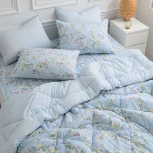 갤러리아 리빙홈 우아한 플라워 도톰 폭신 마이크로 모달 차렵 이불세트 SS