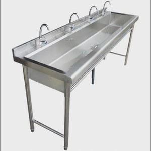 개수대 세면대 운동장 캠핑장 180x50x80 상가 손씻는 농가 원형 스테인레스 4개