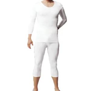 남자내복 7부 남자내의 상하의세트 화이트