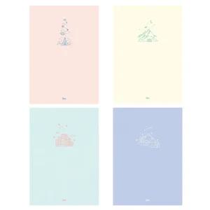 아이비스 감성 컬러 미니 유선노트 1개입 감성문구 작은노트 작은수첩