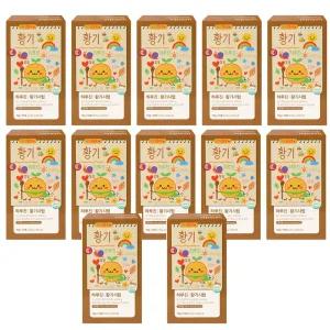 하루진 황기 시럽 15gX15포 12박스 어린이 황기즙 스틱 맥문동 가시오가피 오미자 함유