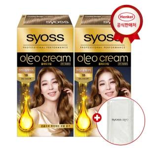 [염색보 세트 증정] 사이오스 올레오 크림 새치커버 셀프 염색약 2개
