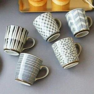 [골드스마일]머그컵 커피잔 5개세트 고급 유니크 커피컵 도자기 예쁜컵